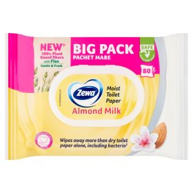 Zewa Almond Milk Bigpack nedves toalettpapír 80 db