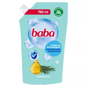   baba folyékony krémszappan utántöltő antibakteriális összetevővel 750 ml