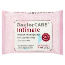 Doctorcare intim micellás nedves törlőkendő 20 db