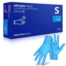 MERCATOR Nitril Kesztyű Kék S 100 db