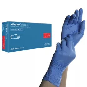 MERCATOR Nitril Kesztyű Kék L 100 db