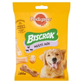   Pedigree Biscrok Multi Mix csirke-marha-bárány kiegészítő állateledel felnőtt kutyák számára 200 g