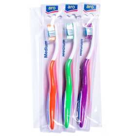 aro Fogkefe Közepes 17 g 3 db