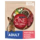 PURINA One teljes értékű állateledel felnőtt kutyák számára marhában gazdag rizzsel 800 g