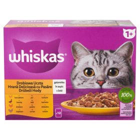   whiskas teljes értékű nedves eledel felnőtt macskáknak 12 x 85 g (1,02 kg)