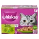 whiskas 1+ Vegyes Menü teljes értékű nedves eledel felnőtt macskáknak 12 x 85 g (1,02 kg)