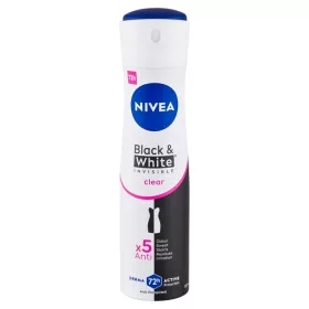 NIVEA Black & White Invisible Clear izzadásgátló 150 ml