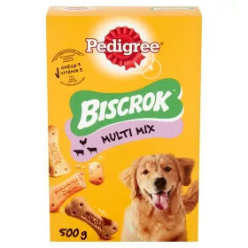   Pedigree Biscrok Multi Mix csirke-marha-bárány kiegészítő állateledel felnőtt kutyák számára 500 g