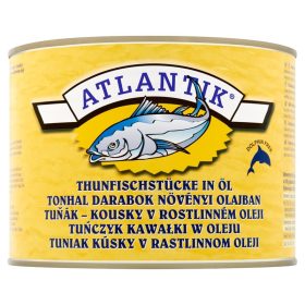 Atlantik Tonhal Darabok Növényi Olajban 1,7 kg