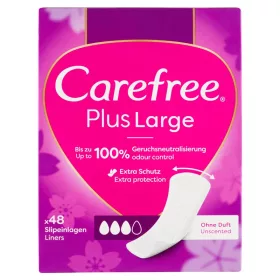   Carefree Plus Large illatanyagmentes tisztasági betét 48 db