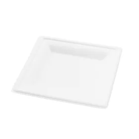 Huhtamaki Bagasse Négyzet Alakú Tányér 16 x 16 cm 50 db