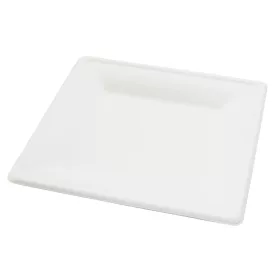   Huhtamaki Bagasse Négyzet Alakú Tányér 20 cm x 20 cm 50 db