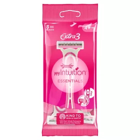   WILKINSON SWORD myIntuition Extra3 Essentials eldobható borotva 2 pengével és krémezőcsíkkal 4 db