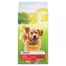Friskies Purina Active marhával száraz kutyaeledel 10 kg