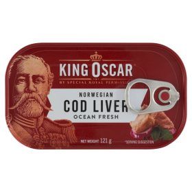 King Oscar tőkehalmáj saját olajában 121 g