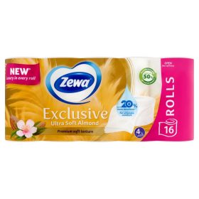   Zewa Exclusive Ultra Soft Almond Toalett Papír 4 Rétegű 16 tekercs