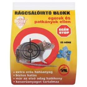 Biotox rágcsálóirtó blokk 300g