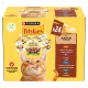 FRISKIES Szószban Csirkével/Báránnyal/Lazaccal/Tonhallal nedves macskaeledel 24x85g