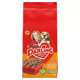   DARLING teljes értékű állateledel felnőtt kutyák számára szárnyassal 15 kg