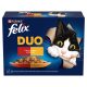 felix Purina Fantastic Duo házias válogatás aszpikban nedves macskaeledel 12 x 85 g (1,02 kg)