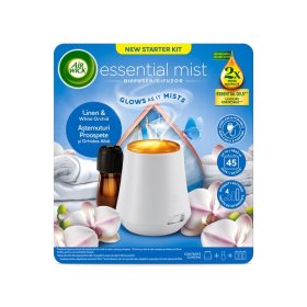   Air Wick Aroma Diffúzor készülék és utántöltő -Pamut és fehér orchidea, 20ml