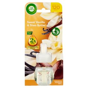  Air Wick elektromos légfrissítő utántöltő, Édes vanília és shea vaj illat, 19ml