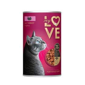 my LOVE Teljes Értékű Macskakonzerv Pulykával, 0,415 kg