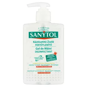   Sanytol fertőtlenítő kéztisztító zselé zöld tea 250 ml