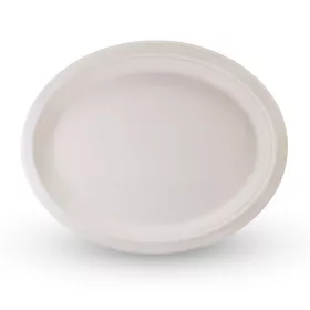 Huhtamaki Bagasse Ovális Tányér 50 x 26 cm x 20 cm