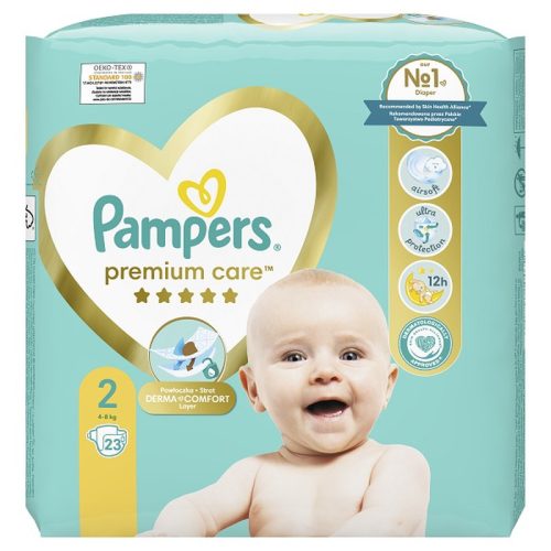 PAMPERS Premium Care, pelenka, méret: 2, 23db