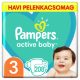 PAMPERS Active Baby Dry, pelenka, méret: 3, 208db