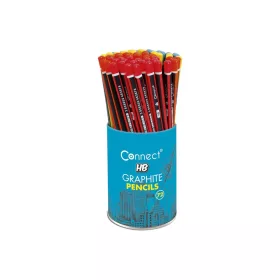 Grafitceruza HB, háromszögletű, Connect 72 db/pohár