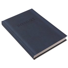   Tanári határidőnapló A5, műbőr 150mmx210mm, fehér lapokkal kék 2026/2027 Realsystem