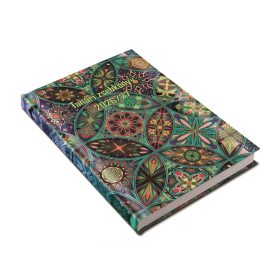   Tanári határidőnapló A5, műbőr 150mmx210mm, fehér lapokkal mozaik 2026/2027 Realsystem