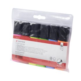   Szövegkiemelő 1-5mm, vágott hegyű, lapos test, A-Series 6-os készlet