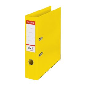   Iratrendező A4, 7,5cm, PP élvédő sínnel, Esselte Standard Vivida citromsárga