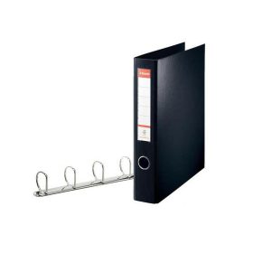   Gyűrűskönyv A4, Maxi 6cm, 4 gyűrű, D alakú, PP Esselte Jumbo Vivida fekete