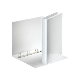   Gyűrűskönyv panorámás A4, 3,5cm, 4 gyűrű, D alakú, PP Esselte fehér