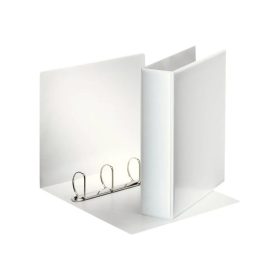   Gyűrűskönyv panorámás A4, 7,5cm, 4 gyűrű, D alakú, PP Esselte fehér