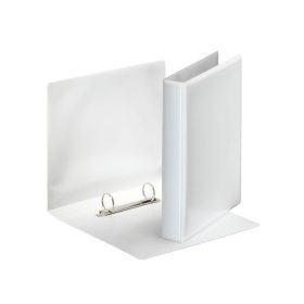   Gyűrűskönyv panorámás A5, 4,6cm, 2 gyűrű, D alakú, PP Esselte fehér