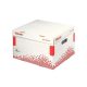 Archiváló konténer L méret újrahasznosított karton Esselte Speedbox fehér
