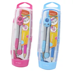   Körző ceruzás/betétes, fém Keyroad JellyBean vegyes színek