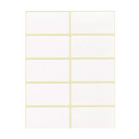 Etikett címke, 25x50mm, 6 lap, 10 címke/lap