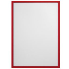 Infókeret A4, mágneses ITSA4M 01 Franken piros