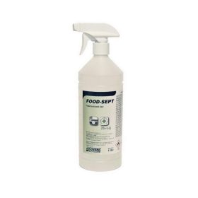   Fertőtlenítő hatású tisztítószer szórófejes 1 liter Food-Sept
