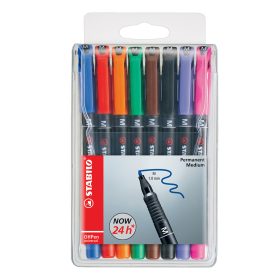 Alkoholos marker készlet 1mm, STABILO OHPen M, 8 klf. szín