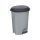Szemeteskuka pedálos műanyag 12 literes szürke UP126