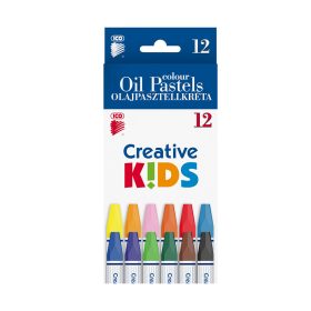 Olajpasztell kréta készlet, ICO Creative Kids 12klf. szín