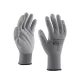 Szerelőkesztyű poliészter PU tenyérmártással L-es méret Guarder szürke