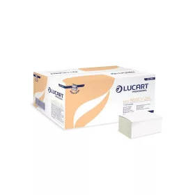   Kéztörlő 1 rétegű V hajtogatású 250 lap/csomag 20 cs/karton Beige Easy Lucart_863064P natúr